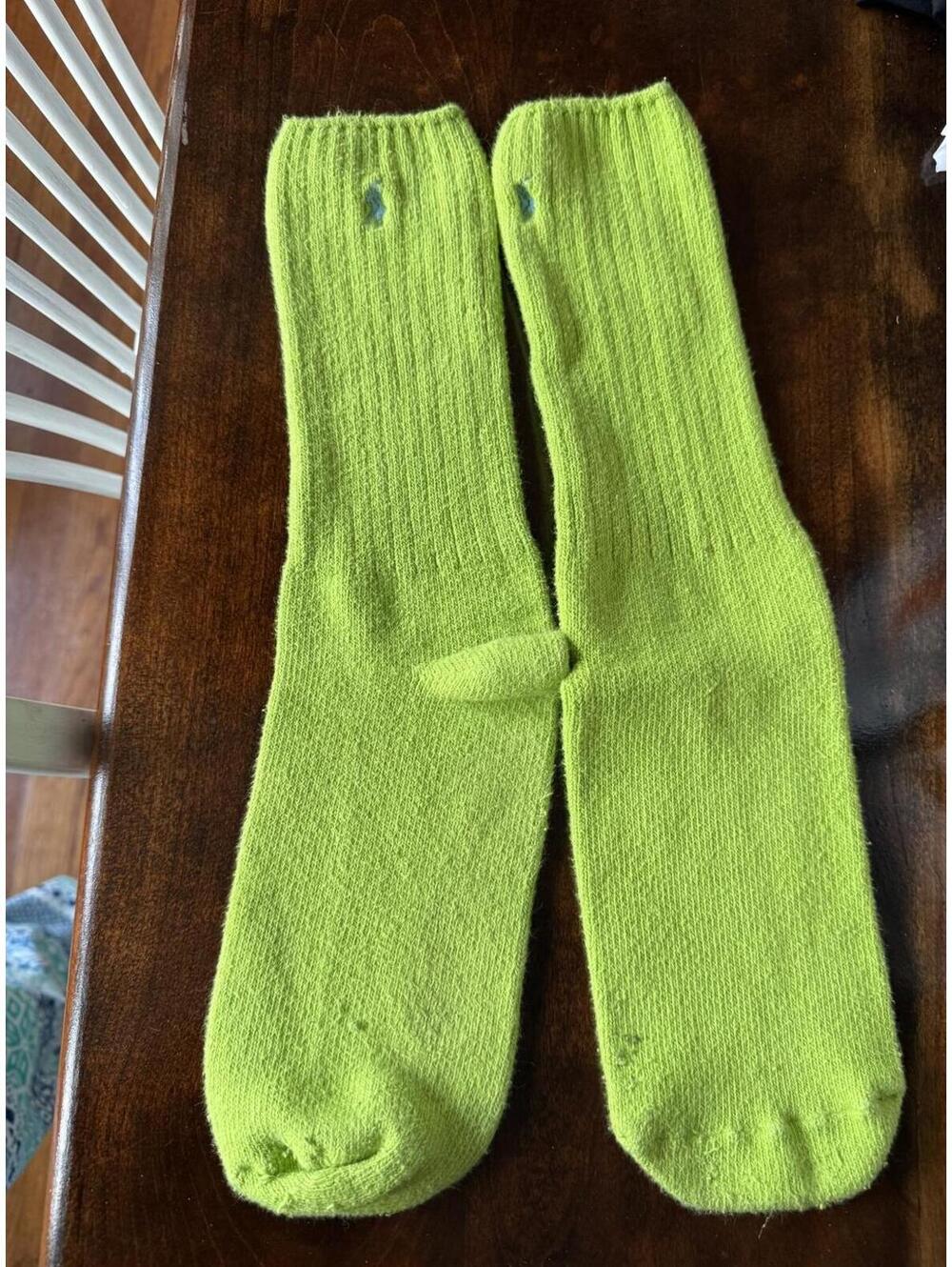 Ralph Lauren Polo Lime Green Socks